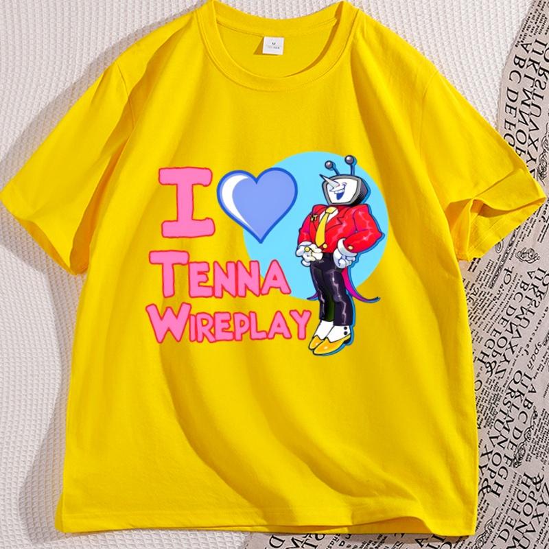 I Love Tenna Wireplay Spamton TShirt Casual Cotton Short Sleeve Crewneck Funny Tshirt Retro Style Gamer Tee Unisex Women Clothing 4XL
I Love Tenna Wireplay Spamton TShirt Casual Cotton Short Sleeve Crewneck Funny Tshirt Retro Style Gamer Tee Unisex Women Clothing 4XL