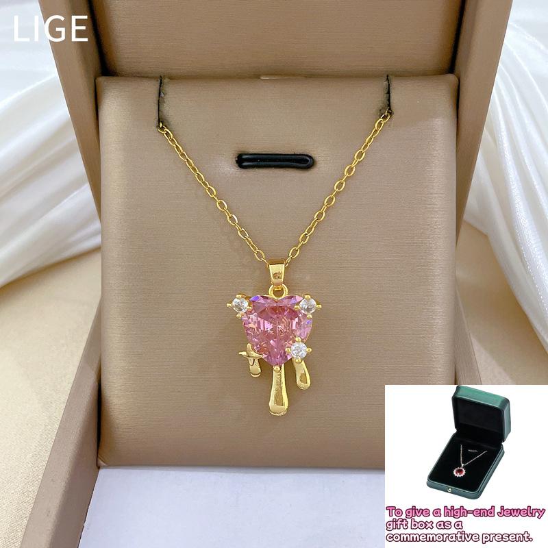 Love tassel full of diamonds light luxury temperament gorgeous full of diamonds necklace female versatile collarbone chain
Love tassel full of diamonds light luxury temperament gorgeous full of diamonds necklace female versatile collarbone chain