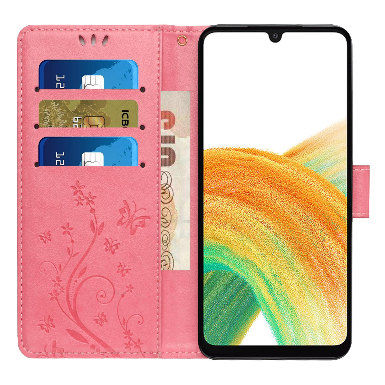 For Samsung Galaxy A25 5G (Global) (161.0 x 76.5 x 8.3mm) Case Butterfly Imprint Wallet PU Leather Phone Cover Rose Gold
For Samsung Galaxy A25 5G (Global) (161.0 x 76.5 x 8.3mm) Case Butterfly Imprint Wallet PU Leather Phone Cover Rose Gold