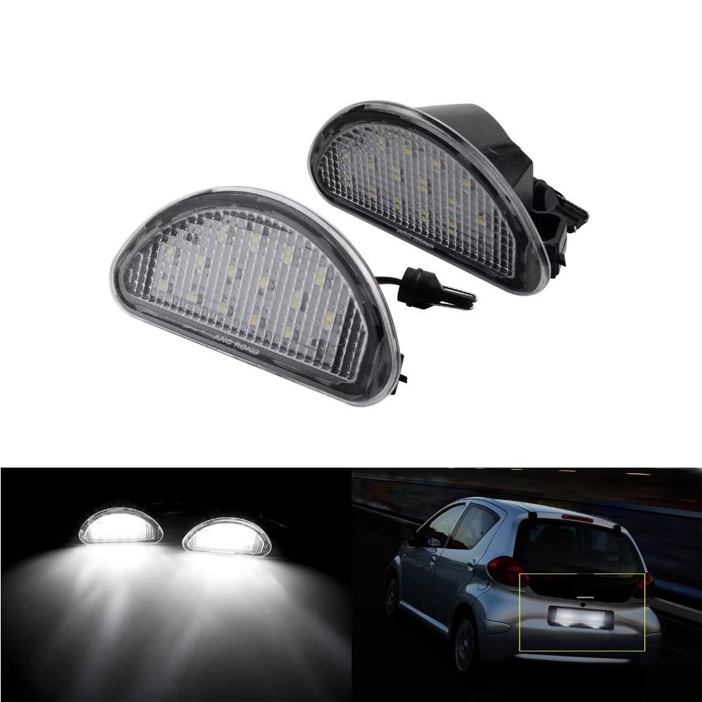 Подходит для Toyota Aygo 2005-2014 гг., комплект светодиодных фонарей подсветки номерного знака 12 В, ксенон, белый цвет 2 pcs белый
Подходит для Toyota Aygo 2005-2014 гг., комплект светодиодных фонарей подсветки номерного знака 12 В, ксенон, белый цвет 2 pcs белый