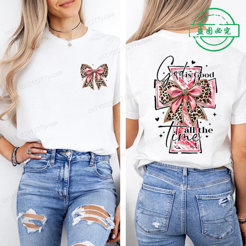God Is Good All The Time Trend Women Fashion Clothing Graphic Tshirts Clothes Boho Christian Bible Verse Print Shirt Casual Tee 4XL
God Is Good All The Time Trend Women Fashion Clothing Graphic Tshirts Clothes Boho Christian Bible Verse Print Shirt Casual Tee 4XL
