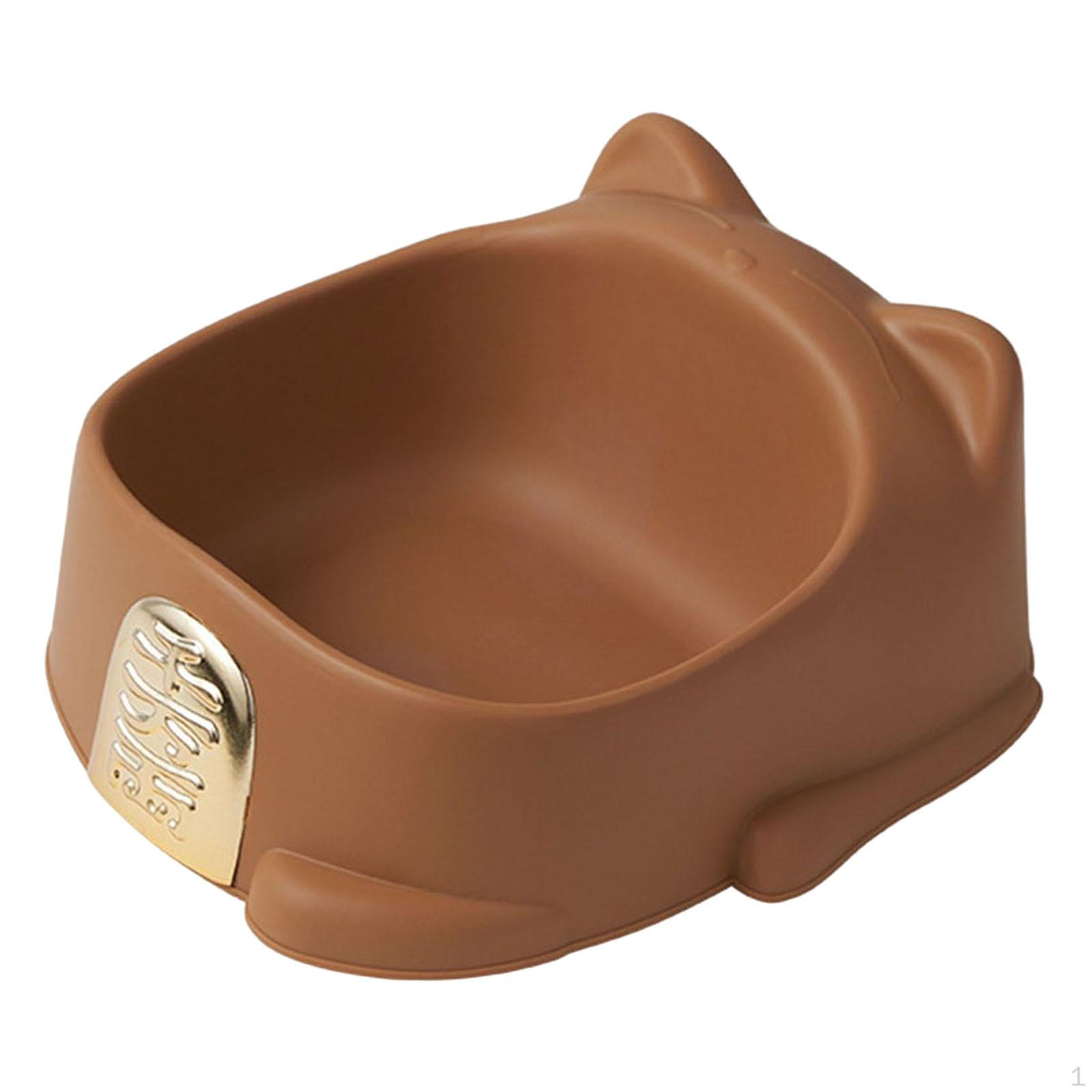 Cat Bowl with Non Slip Mat Feeding Thicken Dish Pet Feeder and Waterer for Dog коричневий
Cat Bowl with Non Slip Mat Feeding Thicken Dish Pet Feeder and Waterer for Dog коричневий