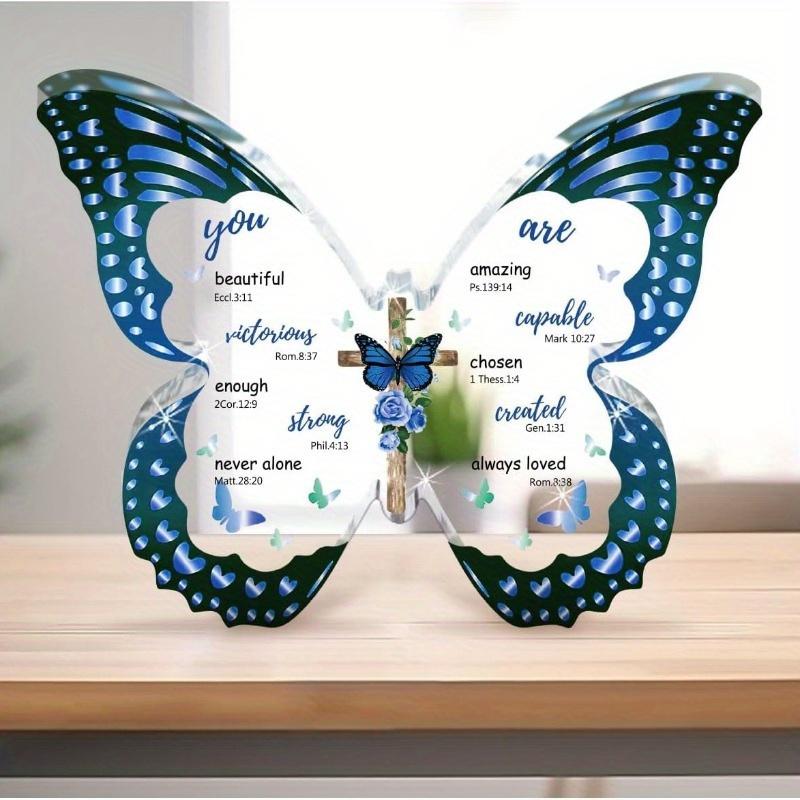 Christian Gifts for Women, Bible Verses Religious Gifts for Mom, Butterfly-Shaped Acrylic Keepsake Gifts, Perfect чистый
Christian Gifts for Women, Bible Verses Religious Gifts for Mom, Butterfly-Shaped Acrylic Keepsake Gifts, Perfect чистый