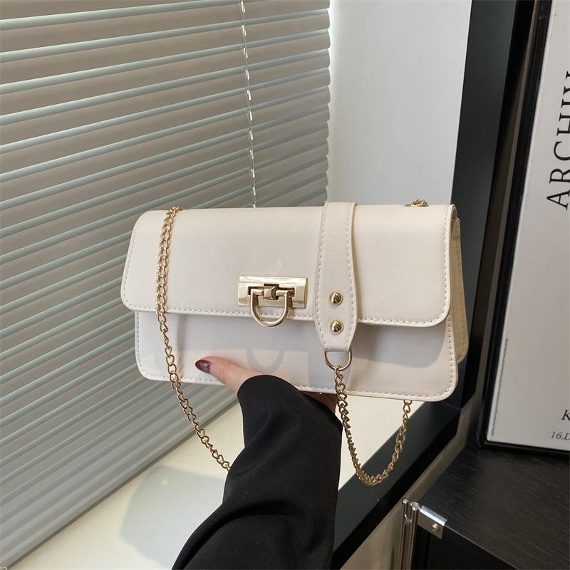 Универсальная цепочка с высококлассным темпераментом, сумка под мышкой через плечо, популярная летняя сумка-мессенджер, простая сумка для поездок на работу белый
Универсальная цепочка с высококлассным темпераментом, сумка под мышкой через плечо, популярная летняя сумка-мессенджер, простая сумка для поездок на работу белый