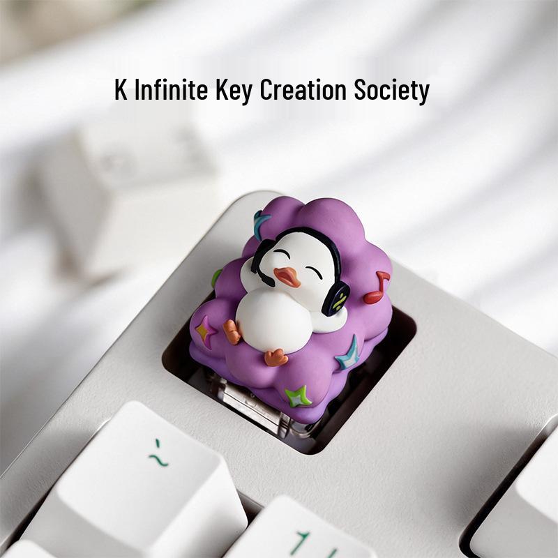 Tang Ping Duck Resin Square Keycap: Original, Cute, Single Keycap for Mechanical Keyboard
Tang Ping Duck Resin Square Keycap: Original, Cute, Single Keycap for Mechanical Keyboard