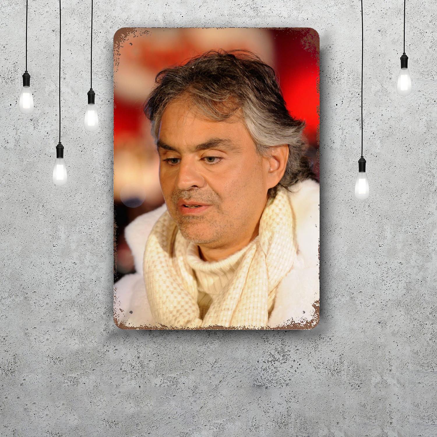 Andrea Bocelli Funny Bar Metal Sign Retro Plaque Vintage Sign Alcohol Drinker Pub Club Man Cave Kitchen Wall Decoration 20x30cm(7.8x11.8inch)
Andrea Bocelli Funny Bar Metal Sign Retro Plaque Vintage Sign Alcohol Drinker Pub Club Man Cave Kitchen Wall Decoration 20x30cm(7.8x11.8inch)