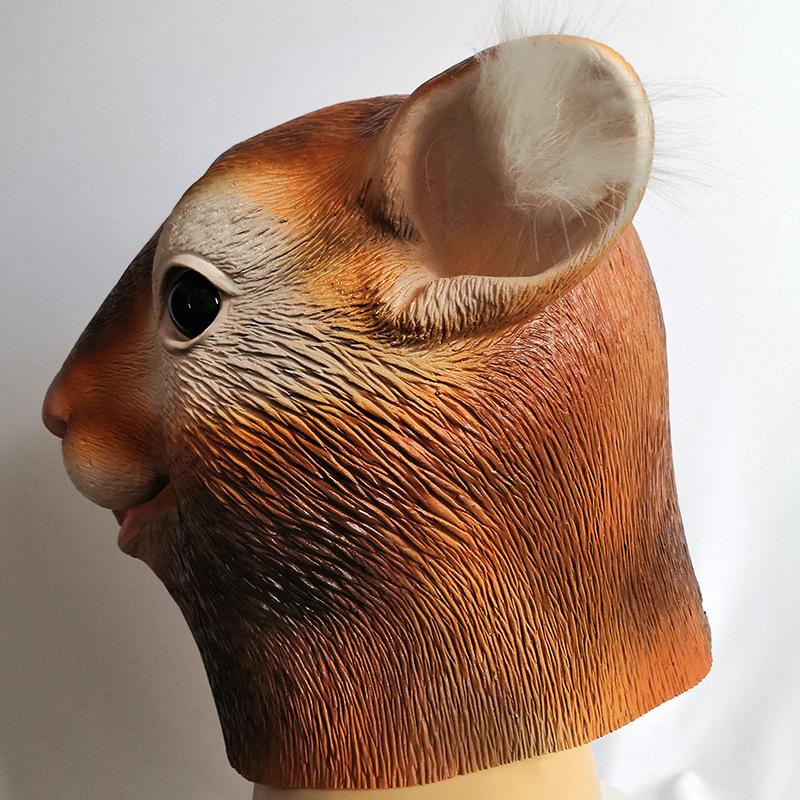 Squirrel Mask Funny Animal Squirrel Headgear Halloween Latex Mask Masquerade Cosplay Prop Average Size
Squirrel Mask Funny Animal Squirrel Headgear Halloween Latex Mask Masquerade Cosplay Prop Average Size