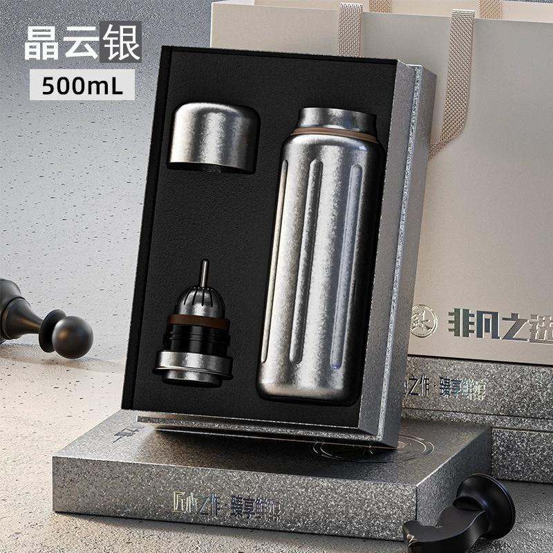 500ml Pure Titanium Thermal Water Bottle Double-Layer Vacuum Insulated THERMOS with Magnetic Cap And Temperature Display Drinkwa 500ml срібний
500ml Pure Titanium Thermal Water Bottle Double-Layer Vacuum Insulated THERMOS with Magnetic Cap And Temperature Display Drinkwa 500ml срібний