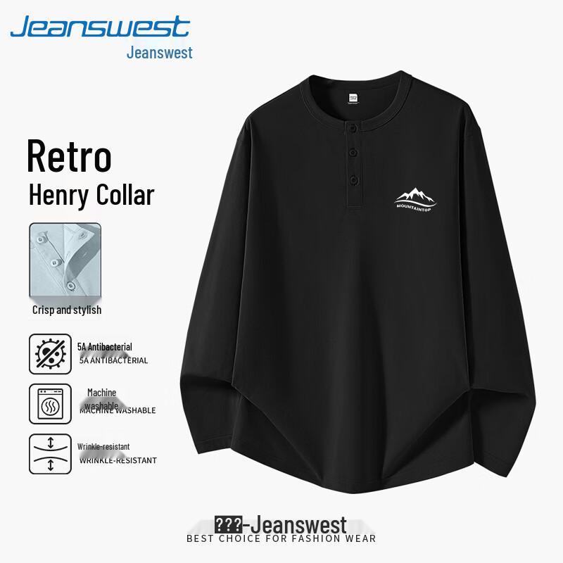 Jeanswest Men s Henley Long-Sleeve T-shirt
Jeanswest Men s Henley Long-Sleeve T-shirt