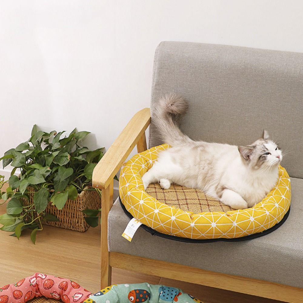 Soft Cat Sleeping Bed Cartoon Dog Cool Mat Nest Cute Pet Cooling Matress for Cats Puppy Rabbitts M жёлтый
Soft Cat Sleeping Bed Cartoon Dog Cool Mat Nest Cute Pet Cooling Matress for Cats Puppy Rabbitts M жёлтый