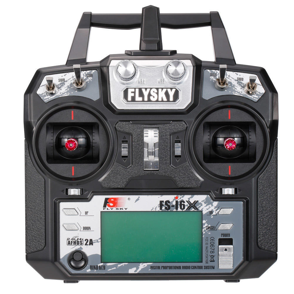 Fly sky FS-i6X 2.4GHz 10CH AFHDS 2A RC Transmitter with FS-iA6B Receiver for RC Drone Airplane Helicopter чорний
Fly sky FS-i6X 2.4GHz 10CH AFHDS 2A RC Transmitter with FS-iA6B Receiver for RC Drone Airplane Helicopter чорний