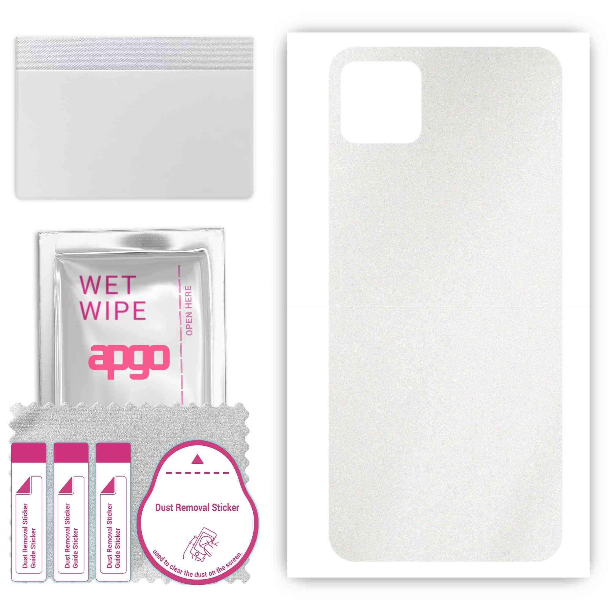 apgo Protective Skin Sticker for the back compatible with Cubot X20, Wrap Film, Foil, Vinyl - Pattern Matte Transparent
apgo Protective Skin Sticker for the back compatible with Cubot X20, Wrap Film, Foil, Vinyl - Pattern Matte Transparent