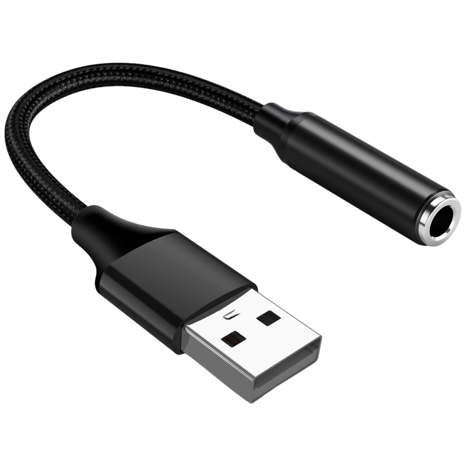 USB2.0 To 3.5mm Auditory Cable Auditory Converter With Reinforced Interfaces For Seamlessly Device Connection 1 чорний
USB2.0 To 3.5mm Auditory Cable Auditory Converter With Reinforced Interfaces For Seamlessly Device Connection 1 чорний