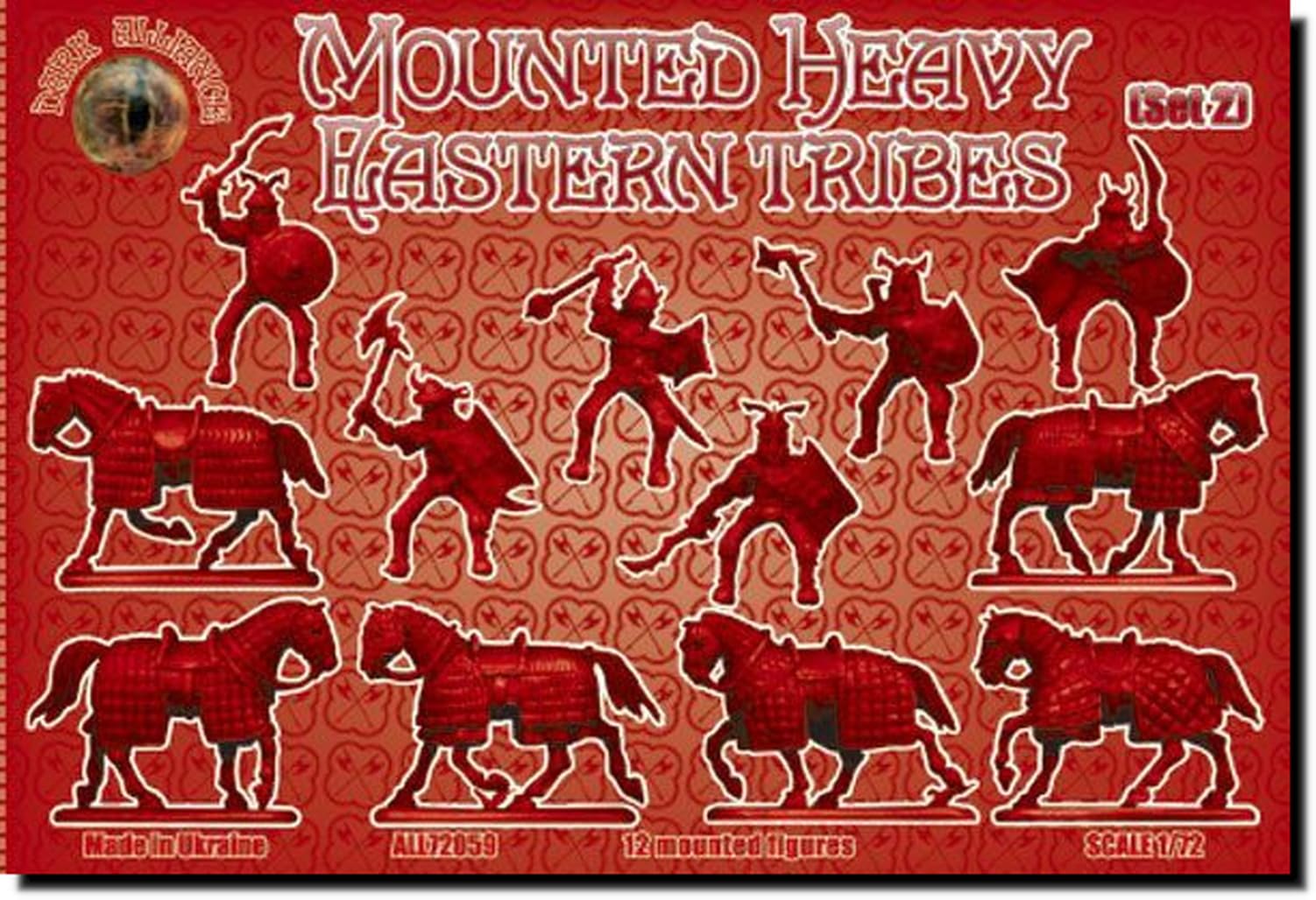 Dark Alliance Eastern Tribe Heavy Knights 2 6 Plastic Model Kit DAL72059 1/72 (12 figures, poses) (person)
Dark Alliance Eastern Tribe Heavy Knights 2 6 Plastic Model Kit DAL72059 1/72 (12 figures, poses) (person)