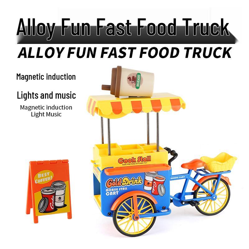 1:10 Сплав Велосипед Фаст-Фуд Игрушка с Откатом и Подсветкой - Детский Подарок и Модель Автомобиля с Магнитной Индукцией
1:10 Сплав Велосипед Фаст-Фуд Игрушка с Откатом и Подсветкой - Детский Подарок и Модель Автомобиля с Магнитной Индукцией