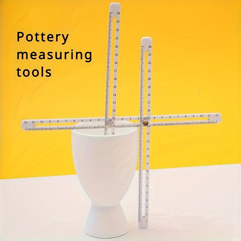 DIY Pottery Measurement Tool Kit - Uncharged Multifunctional Caliper Set for Depth And Thickness, Ceramic Handicrafts Measuring Ruler
DIY Pottery Measurement Tool Kit - Uncharged Multifunctional Caliper Set for Depth And Thickness, Ceramic Handicrafts Measuring Ruler