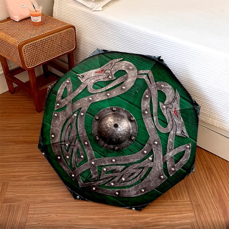 1PC Viking theme Umbrella Portable Folding Umbrella Iron Frame Hole Bone Structure Outdoor Home Umbrella A12
1PC Viking theme Umbrella Portable Folding Umbrella Iron Frame Hole Bone Structure Outdoor Home Umbrella A12