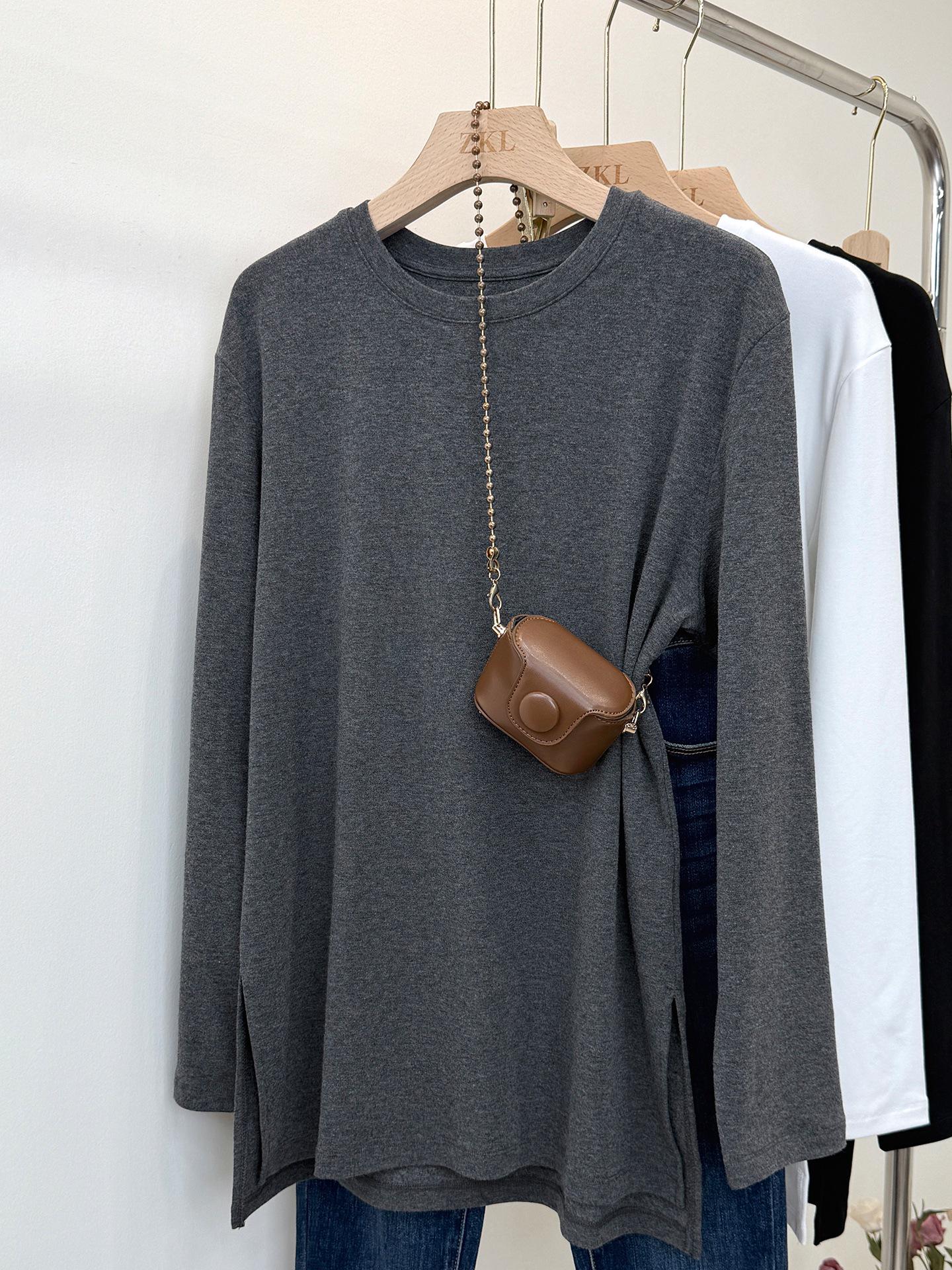Layered Hip-Covering Top with Shark Pants, Thin Fleece Base, Mid-Length Loose Long-Sleeve for Autumn/Winter. Small
Layered Hip-Covering Top with Shark Pants, Thin Fleece Base, Mid-Length Loose Long-Sleeve for Autumn/Winter. Small