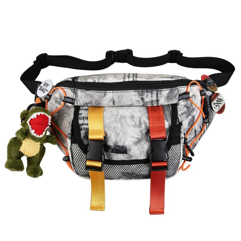 Punk Hip Hop Techwear Waist Bag Unisex Casual Sport Single Shoulder Crossbody Chest Bag Harajuku Casual Fanny Pack сірий колір
Punk Hip Hop Techwear Waist Bag Unisex Casual Sport Single Shoulder Crossbody Chest Bag Harajuku Casual Fanny Pack сірий колір