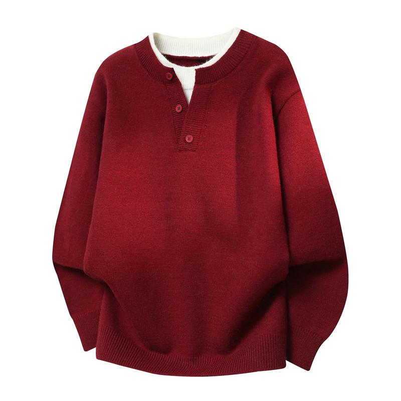 Men s Year of the Tiger Red Two-Piece Sweater - Autumn/Winter 2026 Casual Loose Knitwear M червоний
Men s Year of the Tiger Red Two-Piece Sweater - Autumn/Winter 2026 Casual Loose Knitwear M червоний