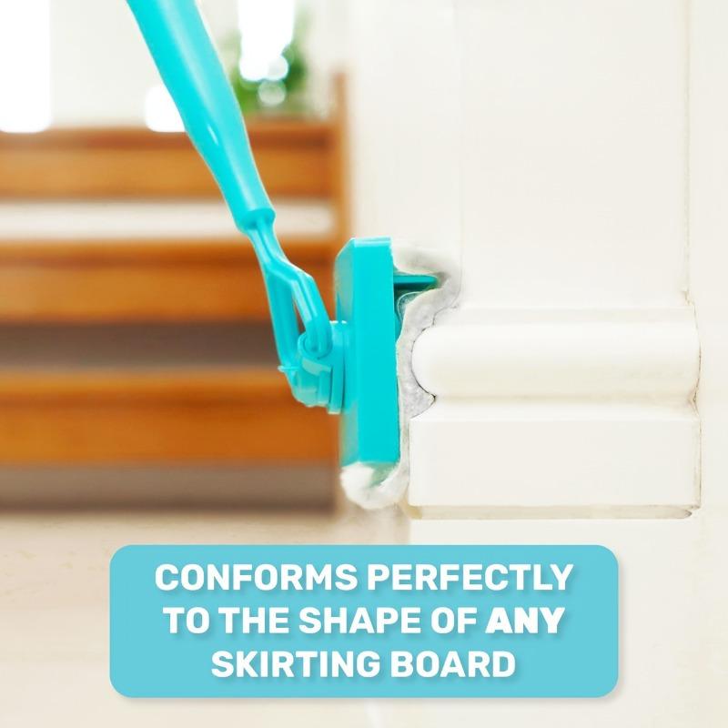 1pc Multi-Surface Dust Collector Skirt Board Cleaner Tool Dry Wet Use with Cleaning Cloth/Napkins, Ergonomic Handle for Window Tracks, Baseboards 1pc
1pc Multi-Surface Dust Collector Skirt Board Cleaner Tool Dry Wet Use with Cleaning Cloth/Napkins, Ergonomic Handle for Window Tracks, Baseboards 1pc