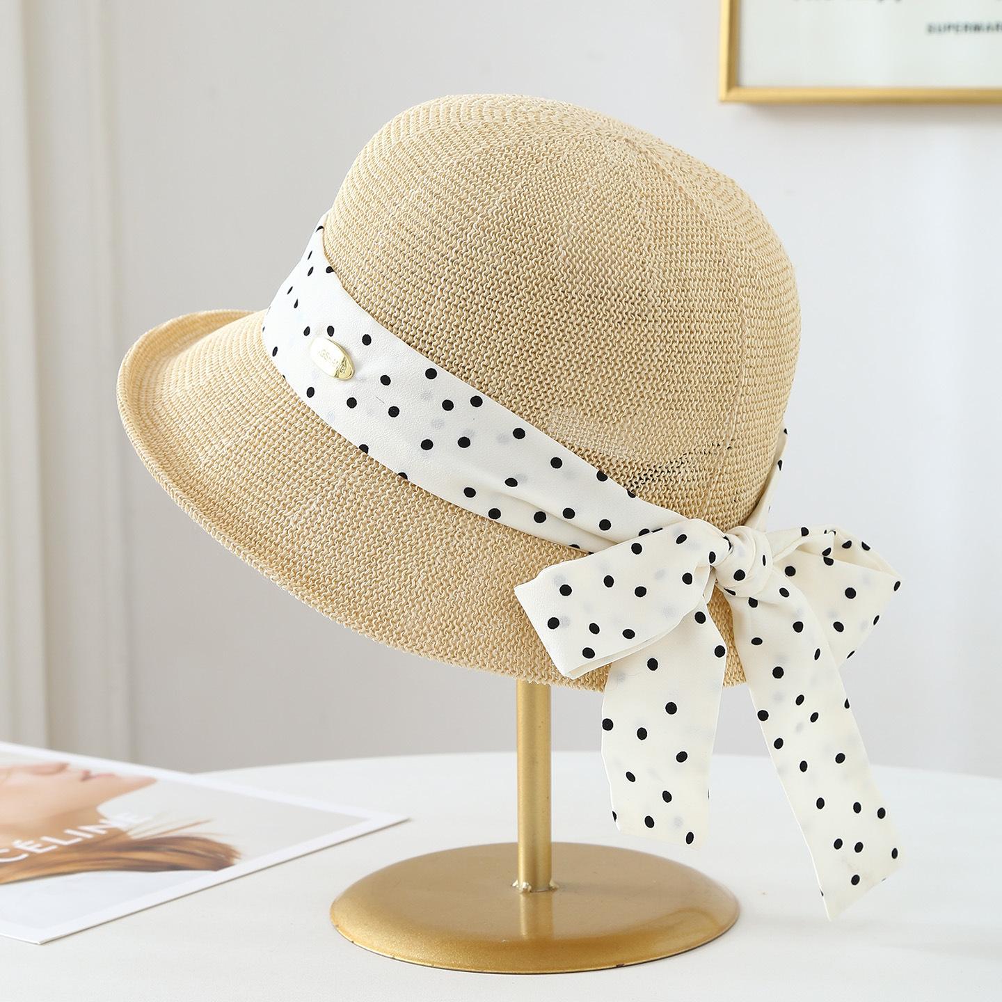 New polka bow summer straw hat adult women, makes face look smaller,-shading and-protective beach hat 56-58cm бежевий
New polka bow summer straw hat adult women, makes face look smaller,-shading and-protective beach hat 56-58cm бежевий