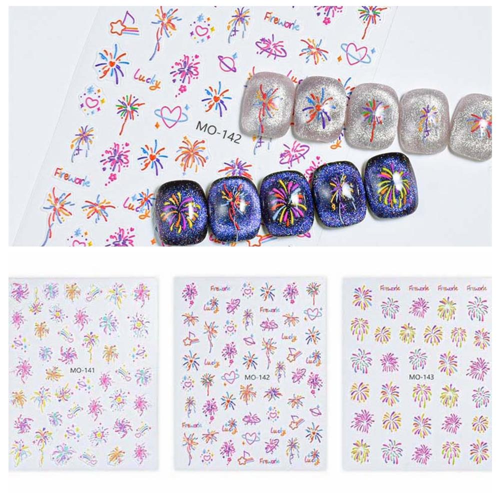 New Year Nail Art Fireworks Nail Decals Blooming Fireworks Fireworks Nail Decorations Nail Salon
New Year Nail Art Fireworks Nail Decals Blooming Fireworks Fireworks Nail Decorations Nail Salon