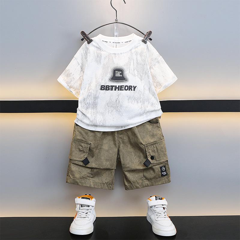 2025 Boys Trendy Short Sleeve Summer Set - Fashionable Lightweight Kids Wear 110 cm чёрный
2025 Boys Trendy Short Sleeve Summer Set - Fashionable Lightweight Kids Wear 110 cm чёрный