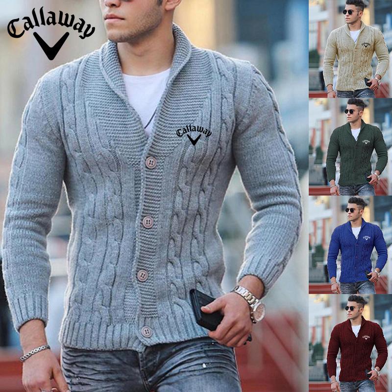 Callaway Autumn Winter New Embroidered Sweater Men s Knitted Cardigan Solid Color Slim Fit European and American Men s Coat S
Callaway Autumn Winter New Embroidered Sweater Men s Knitted Cardigan Solid Color Slim Fit European and American Men s Coat S