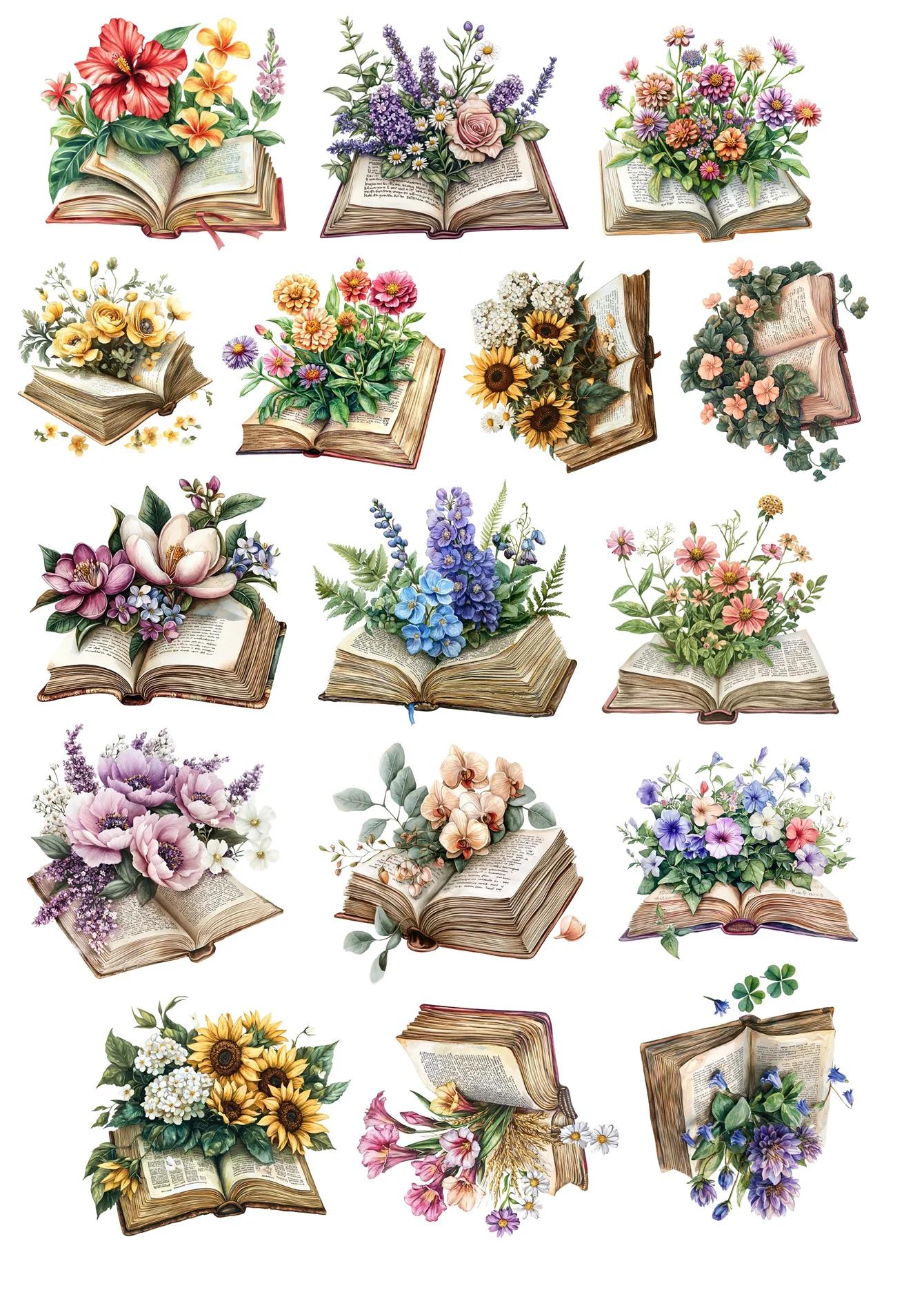 1 set Watercolor Watercolor Rose Flower Books Books Stickers DIY Scrapbooking Diary Project Decoration Vintage Journal білий
1 set Watercolor Watercolor Rose Flower Books Books Stickers DIY Scrapbooking Diary Project Decoration Vintage Journal білий