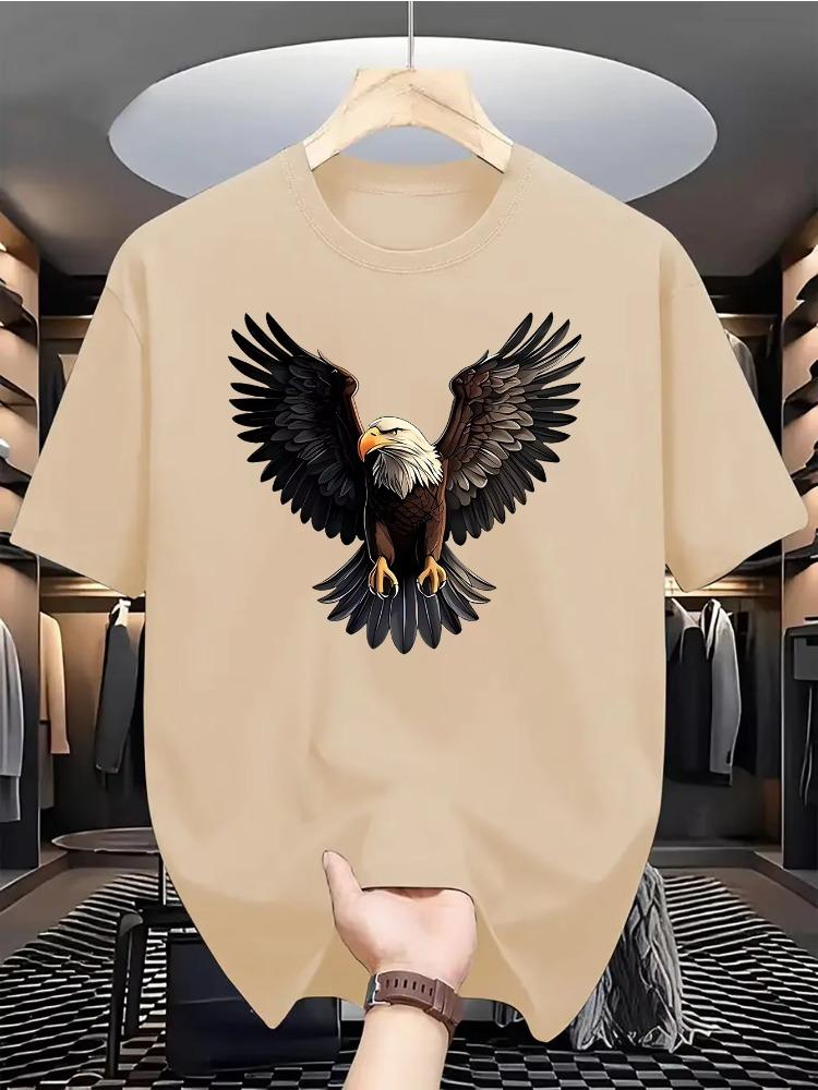 Men s Summer 100% Pure Cotton Domineering White Haired Sea Eagle Print Casual Sports Loose Round Neck Short Sleeved T-shirt S разноцветный
Men s Summer 100% Pure Cotton Domineering White Haired Sea Eagle Print Casual Sports Loose Round Neck Short Sleeved T-shirt S разноцветный