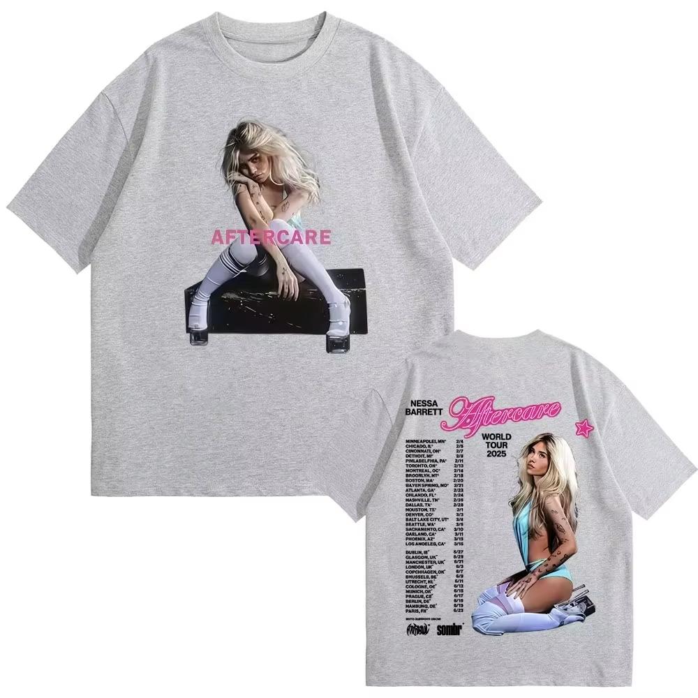 Nessa Barrett Aftercare Tour T Shirt Men s Women Fashion Pop Punk Music T Shirts Unisex Vintage Oversized T-shirts 3XL
Nessa Barrett Aftercare Tour T Shirt Men s Women Fashion Pop Punk Music T Shirts Unisex Vintage Oversized T-shirts 3XL