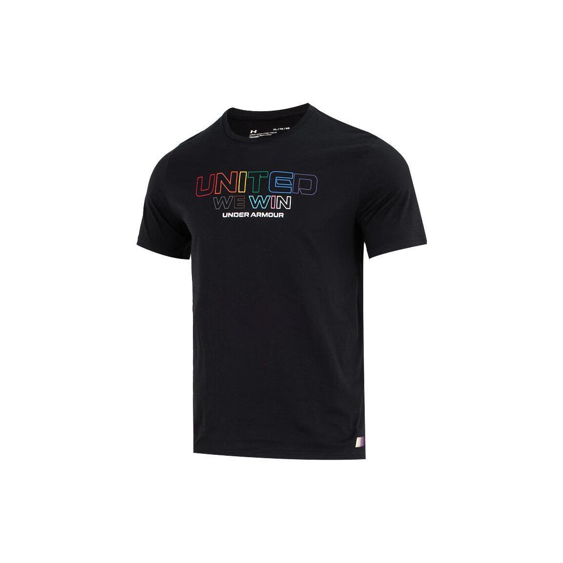 UA Letter Print Round Neck Pullover Sports Short Sleeve T-Shirt Men T-Shirt Black 1372822-001 M
UA Letter Print Round Neck Pullover Sports Short Sleeve T-Shirt Men T-Shirt Black 1372822-001 M