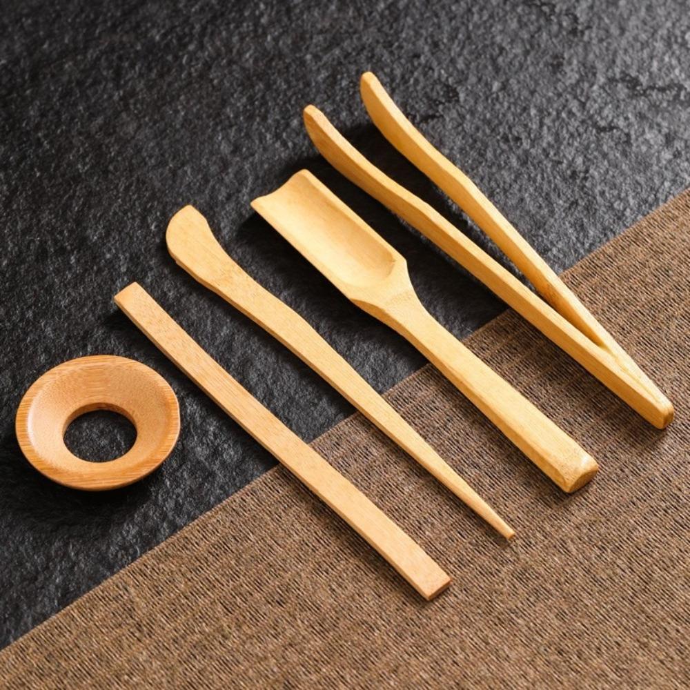 5Pcs/Set Long Handle Kongfu Tea Ceremony Utensils Set Food Grade Green Tea Teaspoons Stirring 5in1
5Pcs/Set Long Handle Kongfu Tea Ceremony Utensils Set Food Grade Green Tea Teaspoons Stirring 5in1