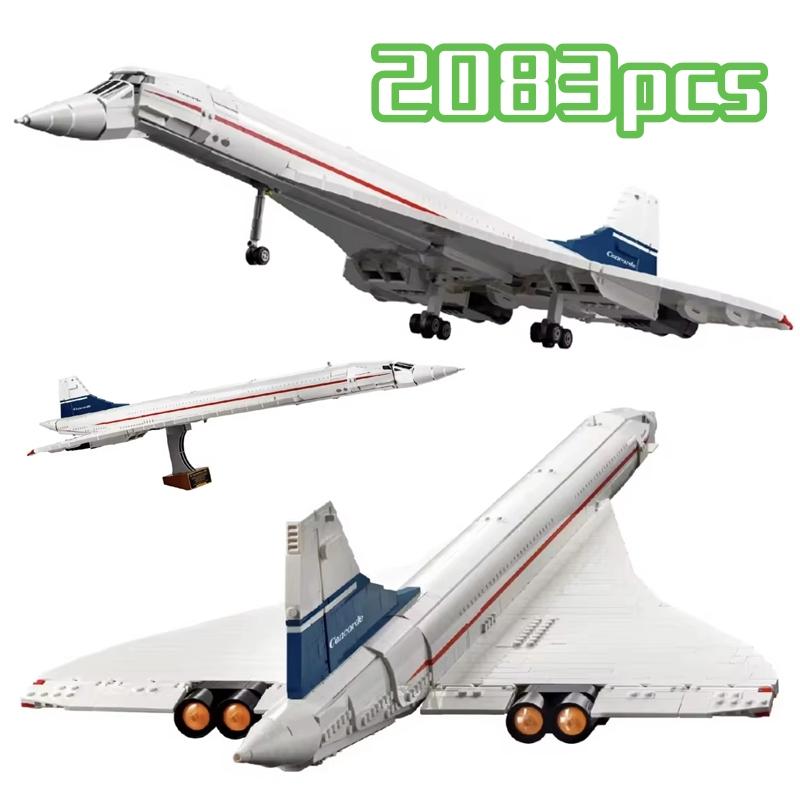 2083PCS Concorde Passenger Aircraft Building Block Creative Decoration Technical Model Assembly Bricks Toys Дитячі подарунки no original box
2083PCS Concorde Passenger Aircraft Building Block Creative Decoration Technical Model Assembly Bricks Toys Дитячі подарунки no original box
