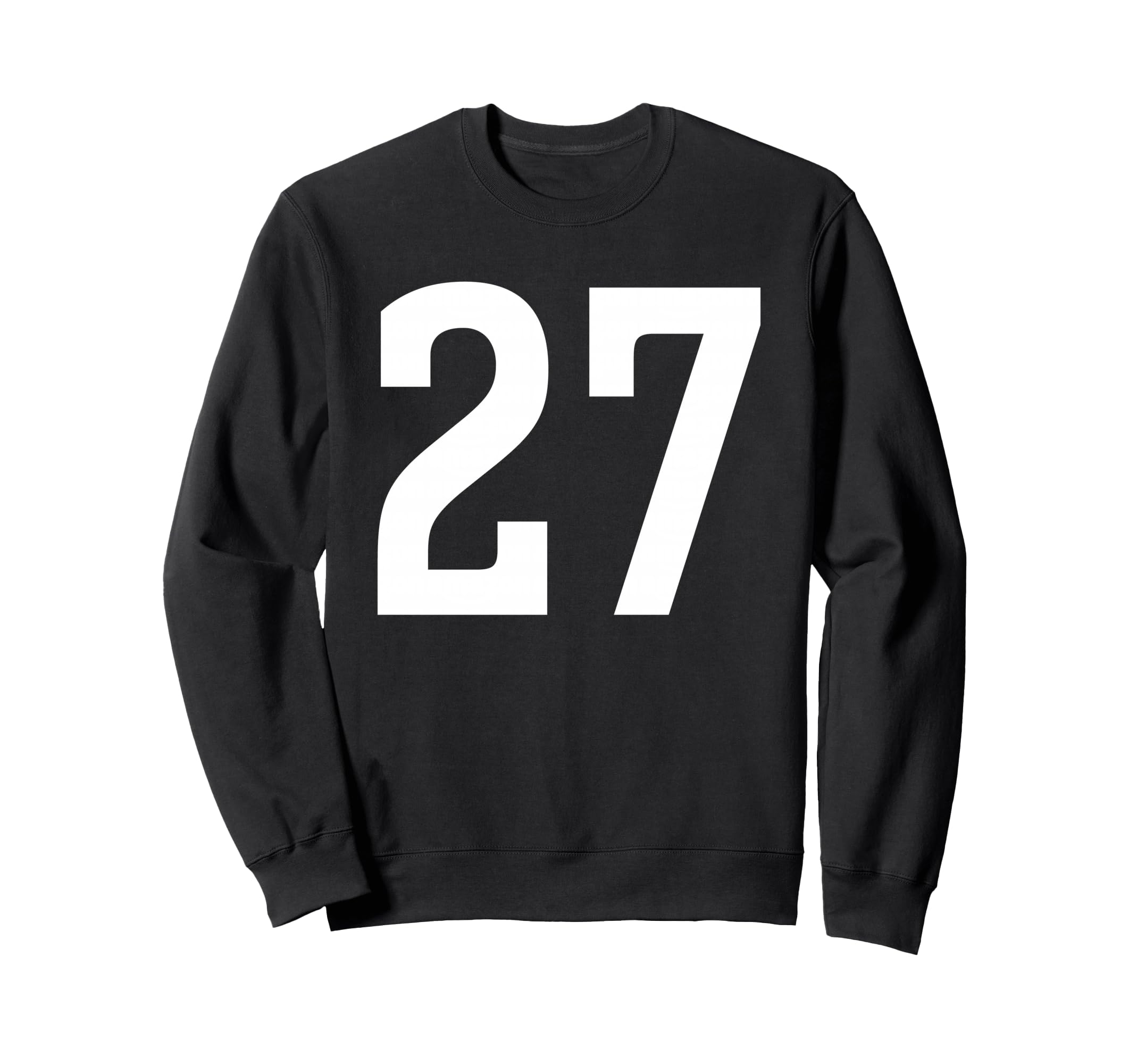 Number Twenty Seven #27 Sports Team Uniform Sweatshirt
Number Twenty Seven #27 Sports Team Uniform Sweatshirt
