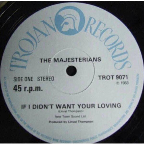12inch Record MAJESTERIANS If I Didnt Want Your Loving TROT9071 Trojan Records 1983 UK Reggae Ska Dub Used
12inch Record MAJESTERIANS If I Didnt Want Your Loving TROT9071 Trojan Records 1983 UK Reggae Ska Dub Used