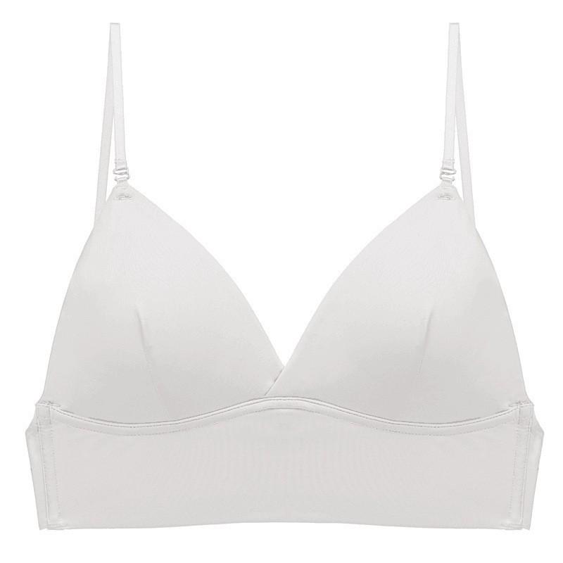 French underwear U-shaped neck big halter beautiful back sexy underwear invisible triangle cup no steel ring bra S білий
French underwear U-shaped neck big halter beautiful back sexy underwear invisible triangle cup no steel ring bra S білий