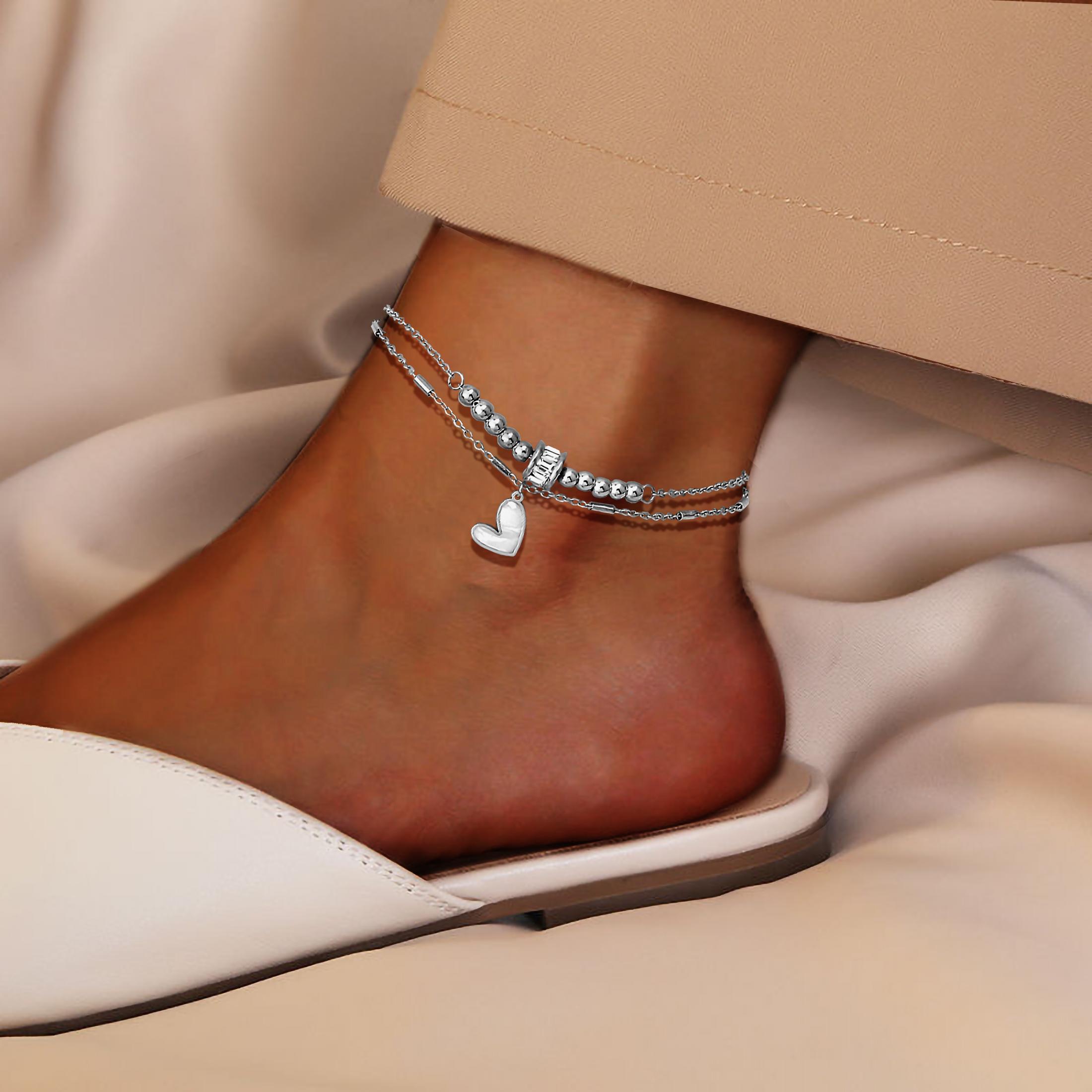 Zircon Drilling circle Love Pendant Layered Stainless Steel Women s Fashion Golden Jewelry Party Gift Summer Beach Feet Chain серебряный
Zircon Drilling circle Love Pendant Layered Stainless Steel Women s Fashion Golden Jewelry Party Gift Summer Beach Feet Chain серебряный