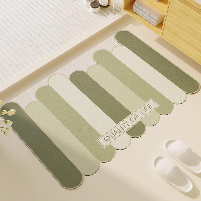 Bathroom floor mat, diatomaceous earth mat, room door mat, Menkou mat, household absorbent anti slip quick drying foot mat 40x60cm15.7x23.6in
Bathroom floor mat, diatomaceous earth mat, room door mat, Menkou mat, household absorbent anti slip quick drying foot mat 40x60cm15.7x23.6in