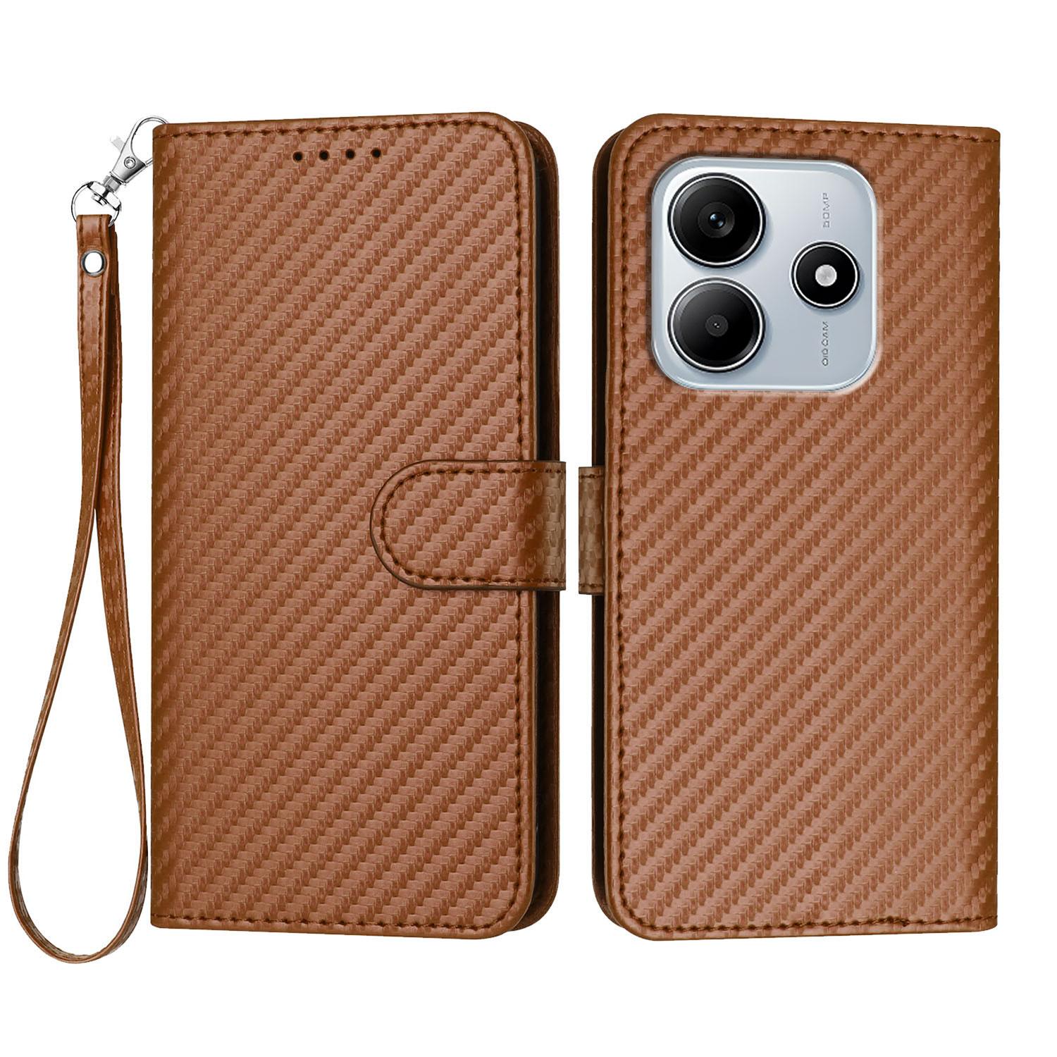 For Xiaomi Redmi Note 14 5G (China)/Xiaomi Poco M7 Pro 5G/Xiaomi Redmi Note 14 5G Wallet Case with Strap Carbon Fiber Texture Leather Mobile Cover Coffee
For Xiaomi Redmi Note 14 5G (China)/Xiaomi Poco M7 Pro 5G/Xiaomi Redmi Note 14 5G Wallet Case with Strap Carbon Fiber Texture Leather Mobile Cover Coffee