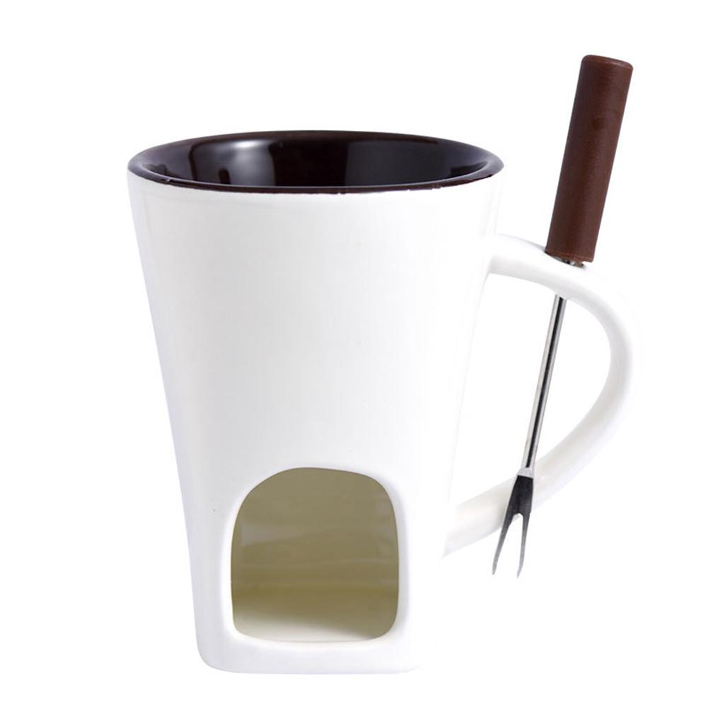 Dessert Melter Chocolate Fondue Cup Christmas Parties Glazed Finish Microwave Safe Dishwasher Safe Included Fork білий
Dessert Melter Chocolate Fondue Cup Christmas Parties Glazed Finish Microwave Safe Dishwasher Safe Included Fork білий