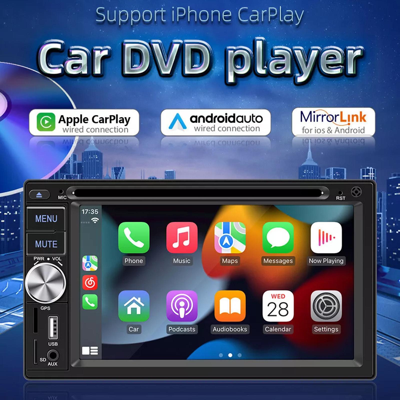 S4800 6.2 Inch Car DVD Player Bluetooth-compatible 5.0 HD Reverse Image MP5 Wired Carplay System Type A
S4800 6.2 Inch Car DVD Player Bluetooth-compatible 5.0 HD Reverse Image MP5 Wired Carplay System Type A