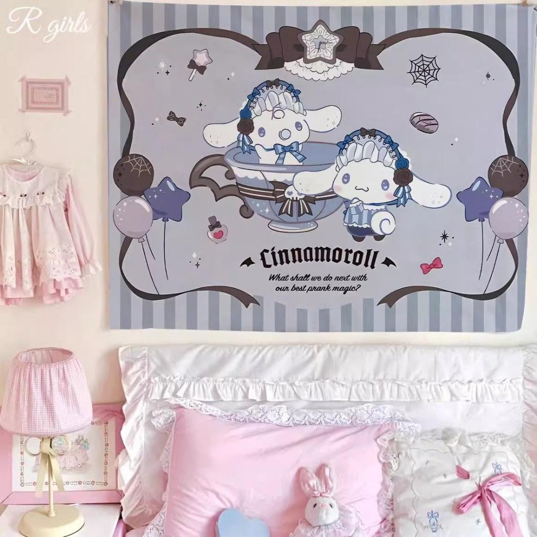 Meileti Background Bukulomi Sanrio Hanging Cloth Internet Celebrity Dormitory Bedhead Decoration Cloth Wall Cloth Tapestry 74x94cm(29x37in)
Meileti Background Bukulomi Sanrio Hanging Cloth Internet Celebrity Dormitory Bedhead Decoration Cloth Wall Cloth Tapestry 74x94cm(29x37in)