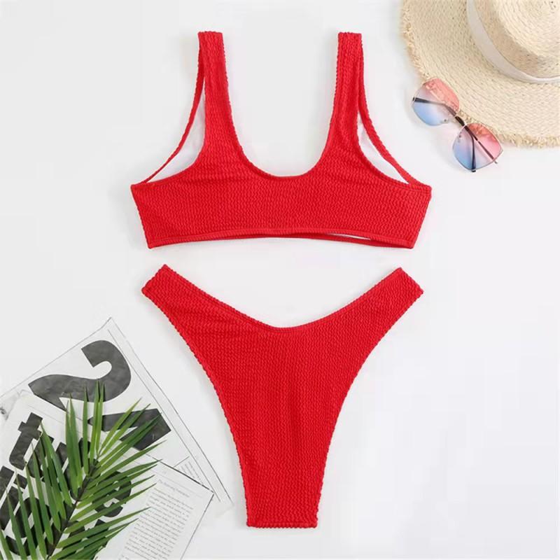 Fabrics Miscellaneous Solid Color Multi-color Split One-size-fits-all Sexy Swimwear Fashionable L червоний
Fabrics Miscellaneous Solid Color Multi-color Split One-size-fits-all Sexy Swimwear Fashionable L червоний
