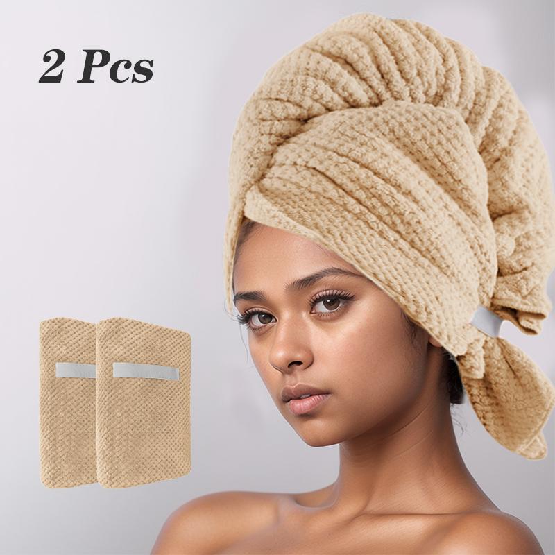2 Pieces Large Coral Fleece Hair Towel Wrap Gentle Hair Drying Towel featuring Elastic Band featuring Elastic Band Fast Drying Hair Turbans
2 Pieces Large Coral Fleece Hair Towel Wrap Gentle Hair Drying Towel featuring Elastic Band featuring Elastic Band Fast Drying Hair Turbans