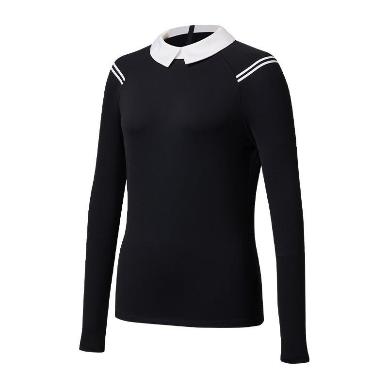 Golf Clothing Women s Lapel Long-sleeved T-shirt Slim High-elastic Back Zippered Sports Shirt Tennis Clothes POLO S чорний
Golf Clothing Women s Lapel Long-sleeved T-shirt Slim High-elastic Back Zippered Sports Shirt Tennis Clothes POLO S чорний