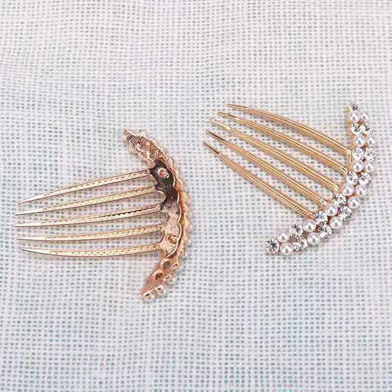 5 зубців Hair Side Combs Pearl Hair Hair Comb Весільний весільний гребінець для волосся
5 зубців Hair Side Combs Pearl Hair Hair Comb Весільний весільний гребінець для волосся