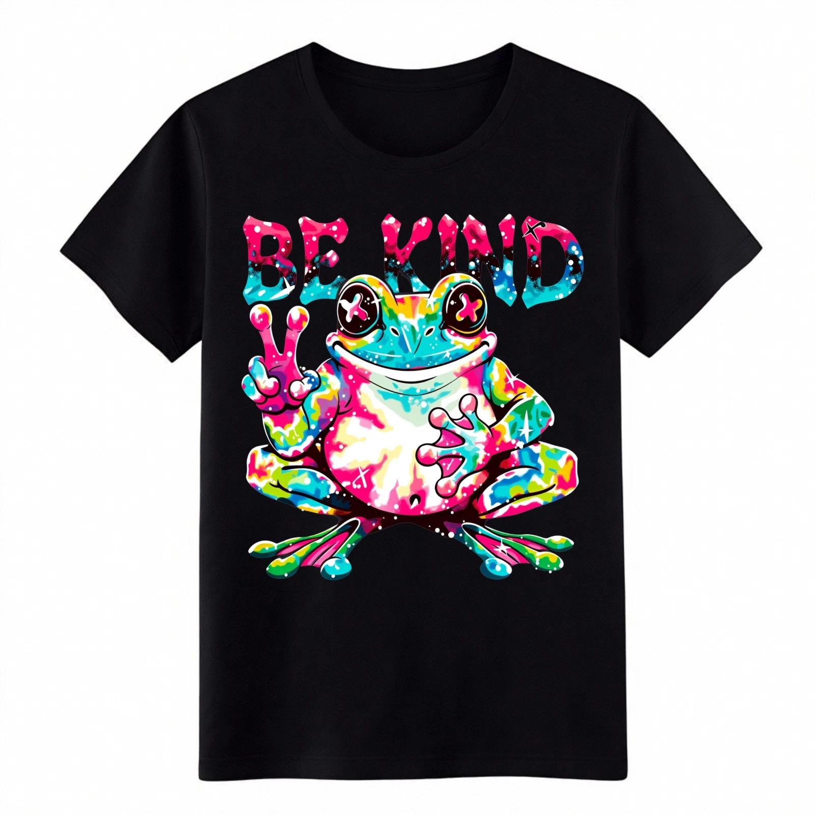 Unisex Cute Peace Frog Be Kind Graphic T-Shirt Casual Cotton Tee Daily Wear 3XL
Unisex Cute Peace Frog Be Kind Graphic T-Shirt Casual Cotton Tee Daily Wear 3XL