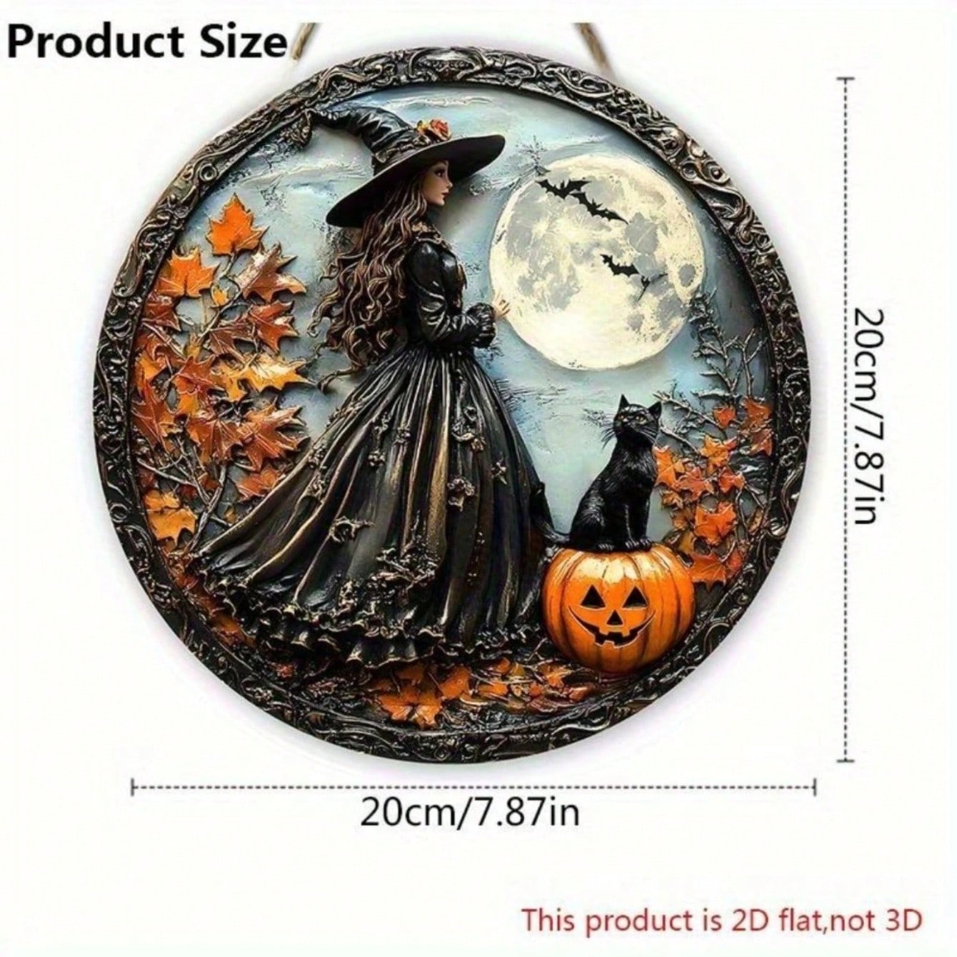 Halloween Wall Decor Iron Tin Art Sign for Home Cafe 20x20 різнокольоровий
Halloween Wall Decor Iron Tin Art Sign for Home Cafe 20x20 різнокольоровий